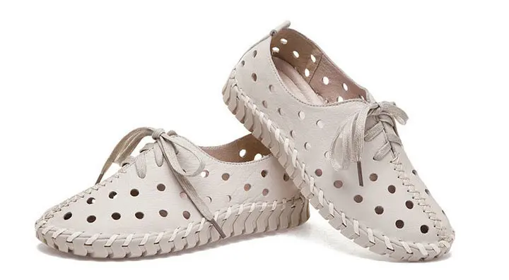Sneakers Casual Women Flats Shoes Summer Women Hot Authentic Leather Comfortable Shoes For Female Footwear (12)