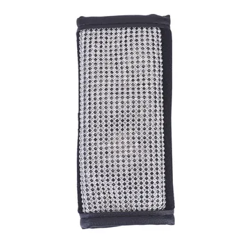 

Pu Leather Auto Car Handbrake Cover Car Shift Knob Cover with Bling Bling Diamonds Decor Parking Cover Accessories