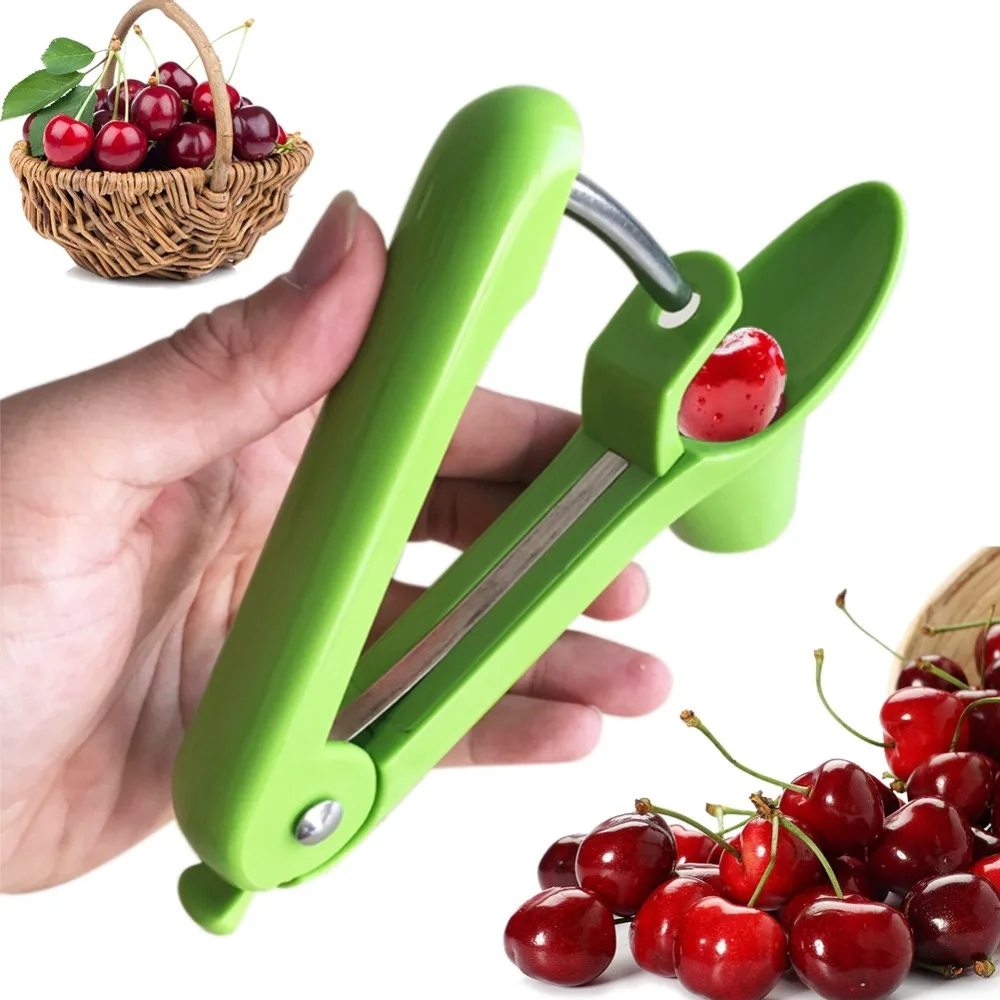 Knife Kitchen Cherry pastry olive core Serrated Seed Remover ABS Stainless steel blade knife Kitchen Tools Go Nuclear Device (2)