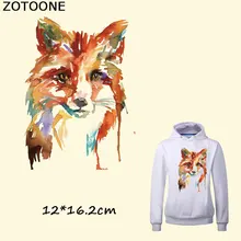 ZOTOONE Красочные Теплые волки железа на переводе патчи для одежды украшения DIY полосы аппликация на футболку пользовательские патч наклейки E