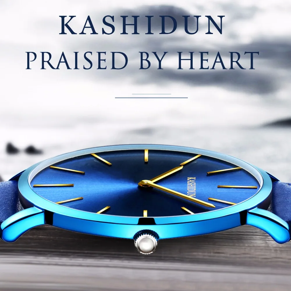 KASHIDUN Wrist Watch Men 2018 Top Brand Luxury Famous Wristwatch Male Clock Quartz Watch Relogio Masculino