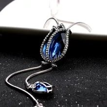 NEW 2016 Metal Brass Snake Chain Adjustable Necklace Rose Flower Charm Beauty DIY Tulip Jewelry Women Gift, Item NO.: N4458K1