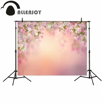 

Allenjoy photography backdrop pink bokeh flower baby shower decor background photocall photo studio photo prop photo shoot