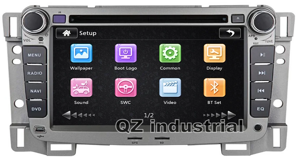 Best QZ industrial 2din 7 Inch Windows Ce car dvd player For Chevrolet Sail 2004-2012 With 3G GPS Navi map Radio RDS mirror link SWC 3