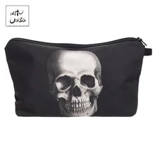 Who Cares, модный принт, Череп, монстр, косметичка, органайзер, сумка, сумки для путешествий, Женская сумочка, женская косметичка