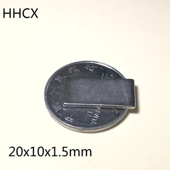 

10pcs/lot Magnet 20x10x1.5 mm N35 Strong Square NdFeB Rare Earth Magnet 20*10*1.5 mm Neodymium Magnets 20mm x 10mm x 1.5mm