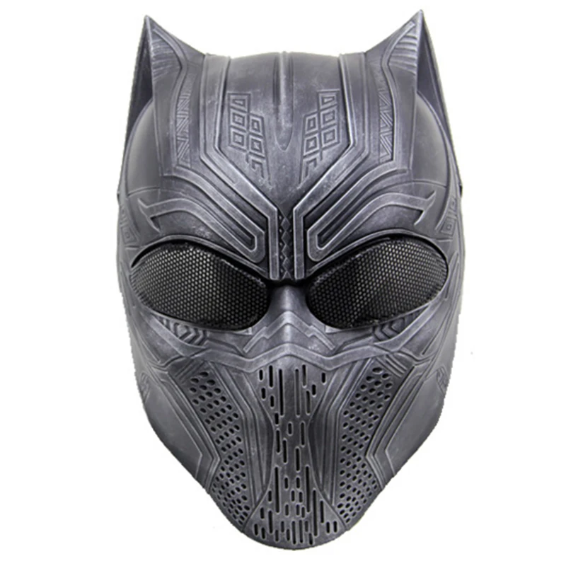 Steelmaster Masquerade Party Cosplay Face Guard Mask Black Panther