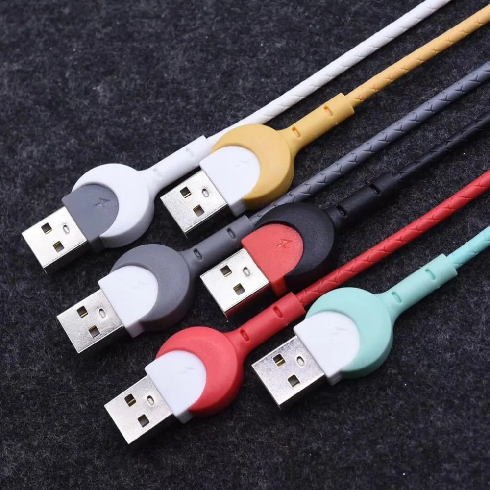 2 في 1 مرنة المصغّر usb كابل كابل بيانات كابل شحن 1.2 M سريع شحن الهاتف كابل بيانات قوس حامل حامل