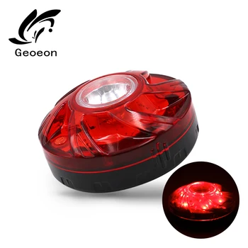 

Geoeon Multi-function Emergency Safety Flare Red Road Flare Magnet Flashing Warning Night Lights Roadside Beacon D520