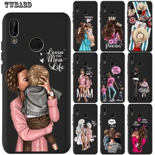 Чехол Super Mom Baby Mama mouse Girl Для huawei P20 Lite P30 huawei P30 Lite P8Lite P9Lite P Smart family Etui