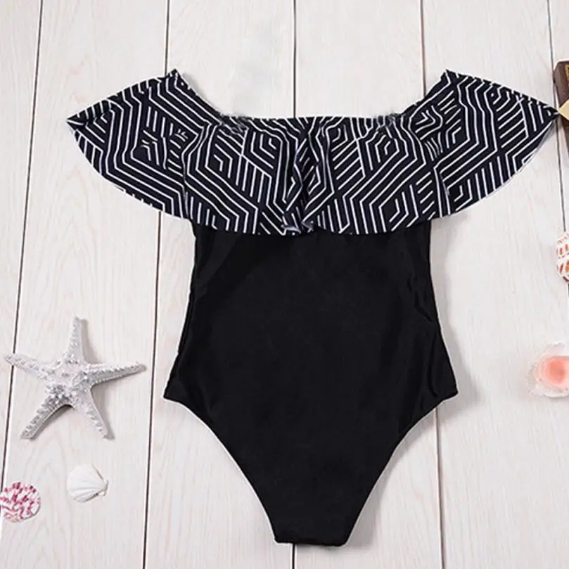 

Women swimsuit fused Beachwear Swimwear Push Up Monokini Bikini women bathing suits one piece push up sexy monokini neck trikini