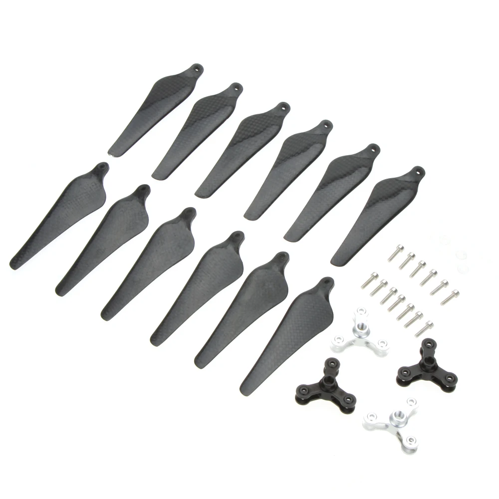4 Set 9443 9.4 x 4.3-inch 3 Blade Carbon Fiber Self Locking Folding CW/CCW Propeller Prop For DJI Phantom 2 Vision