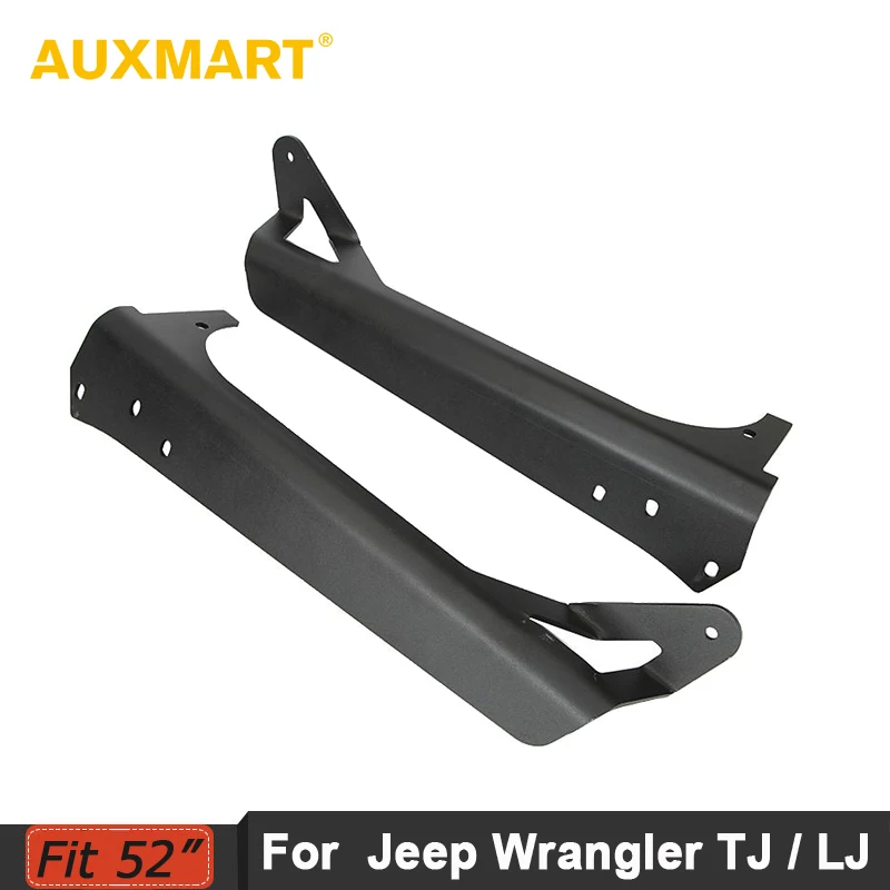 Auxmart 52inch прямой свет бар монтажные Кронштейны для Wrangler TJ и 4WD с 1997-2006 / Спорщик неограниченное ЖЖ 4WD в 2004-2006 Auxmart 52inch прямой свет бар монтажные Кронштейны для Wrangler TJ и 4WD с 1997-2006 / Спорщик неограниченное ЖЖ 4WD в 2004-2006