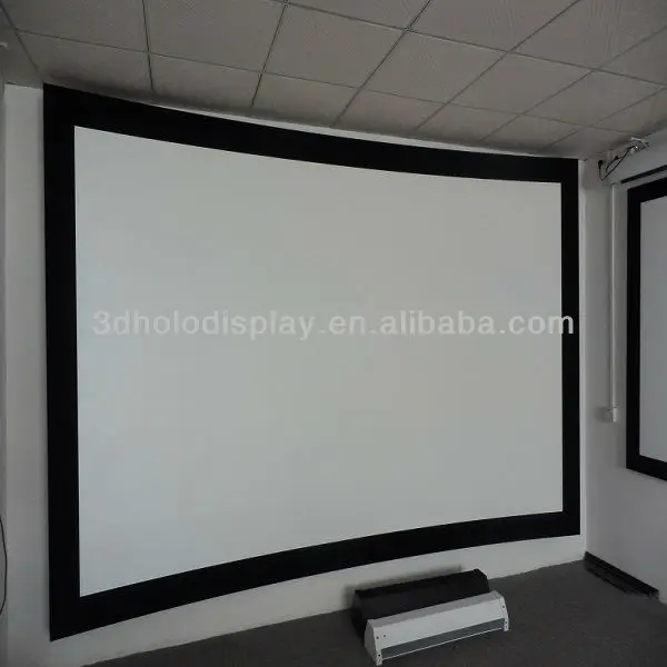 

92 Inch Curved Frame Projector Screen/Curved Frame Screen 92 inch 16:9/Curved Screen for Cinema/Large Curved Frame Cinema Screen