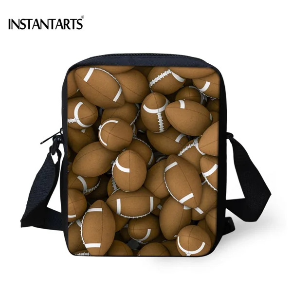 INSTANTARTS/мини-сумки для мальчиков, крутые сумки высокого качества с принтом в виде шариков, сумки через плечо, модная известная Брендовая детская сумка-мессенджер - Цвет: CC2326E