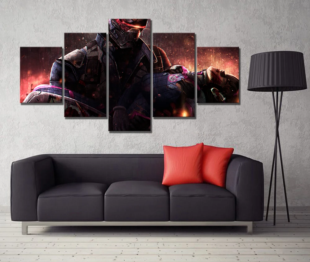 5-Piece-Digital-Art-Paintings-OVERWATCH-Soldier-76-and-Tracer-Video-Game-Poster-Artwork-Illustration-Canvas (2)