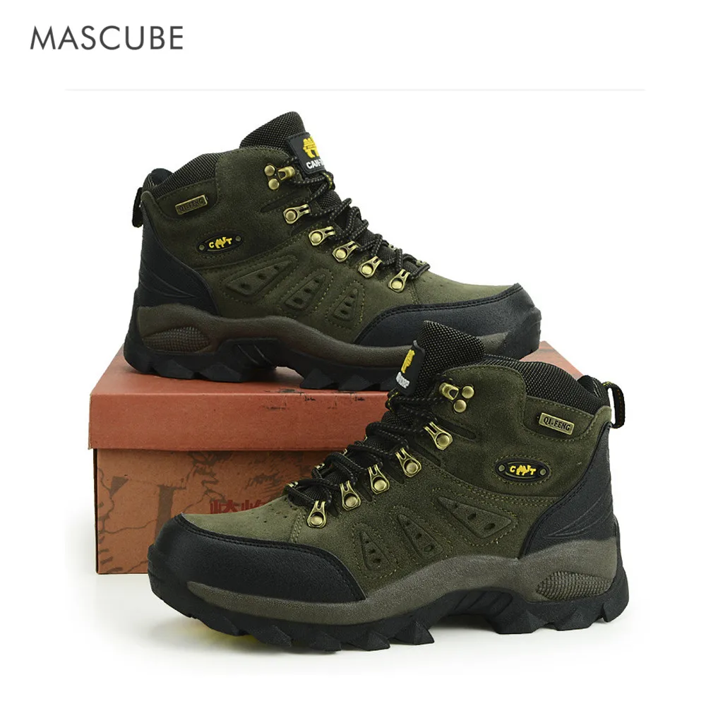 MASCUBE/Новое поступление; шерстяная обувь для альпинизма; Мужская зимняя походная обувь; теплая Уличная обувь; Водонепроницаемая пара