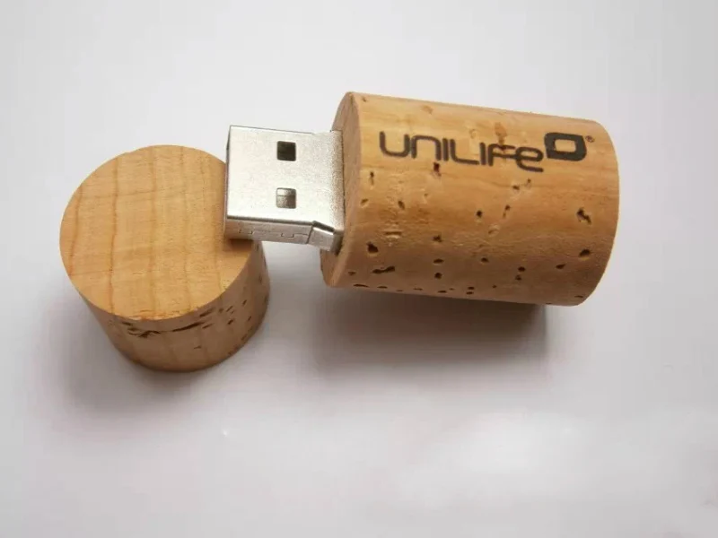 Пробковое дерево USB флэш-накопитель пробка для бутылки вина ручка привода 32 ГБ 16 ГБ 8 ГБ 128 МБ деревянная флэш-память Флешка Пользовательский логотип подарки