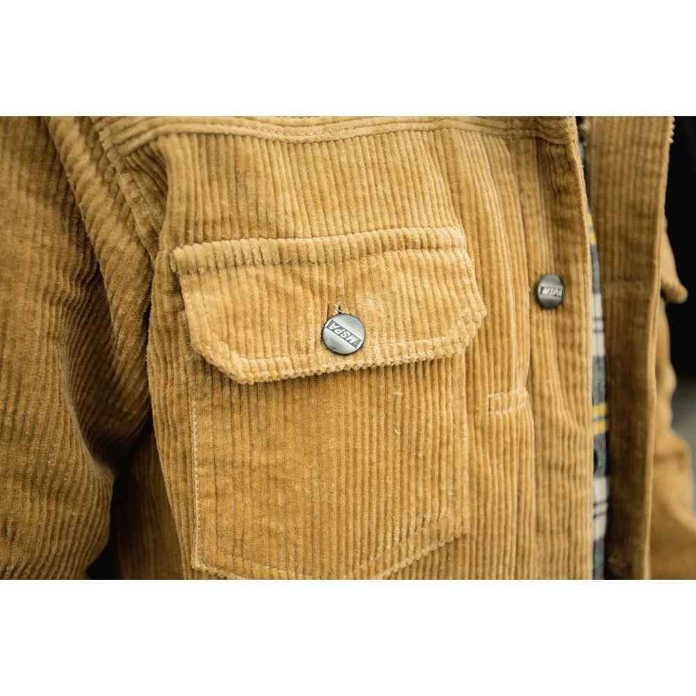 Mens Solid Color Corduroy Jacket 2018 Autumn and Winter High Street Tide Male BF Retro Wash Multi-pocket Loose Jackets Clothes Mens Solid Color Corduroy Jacket 2018 Autumn and Winter High Street Tide Male BF Retro Wash Multi-pocket Loose Jackets Clothes