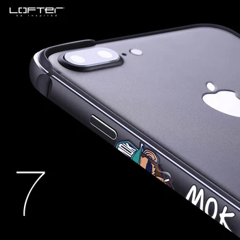 

Ultra Thin Metal Bumper for iPhone 7 8 Plus SE 2 Street Style Aluminum Frame Shockproof Phone Cases Protective Cover Coque Funda