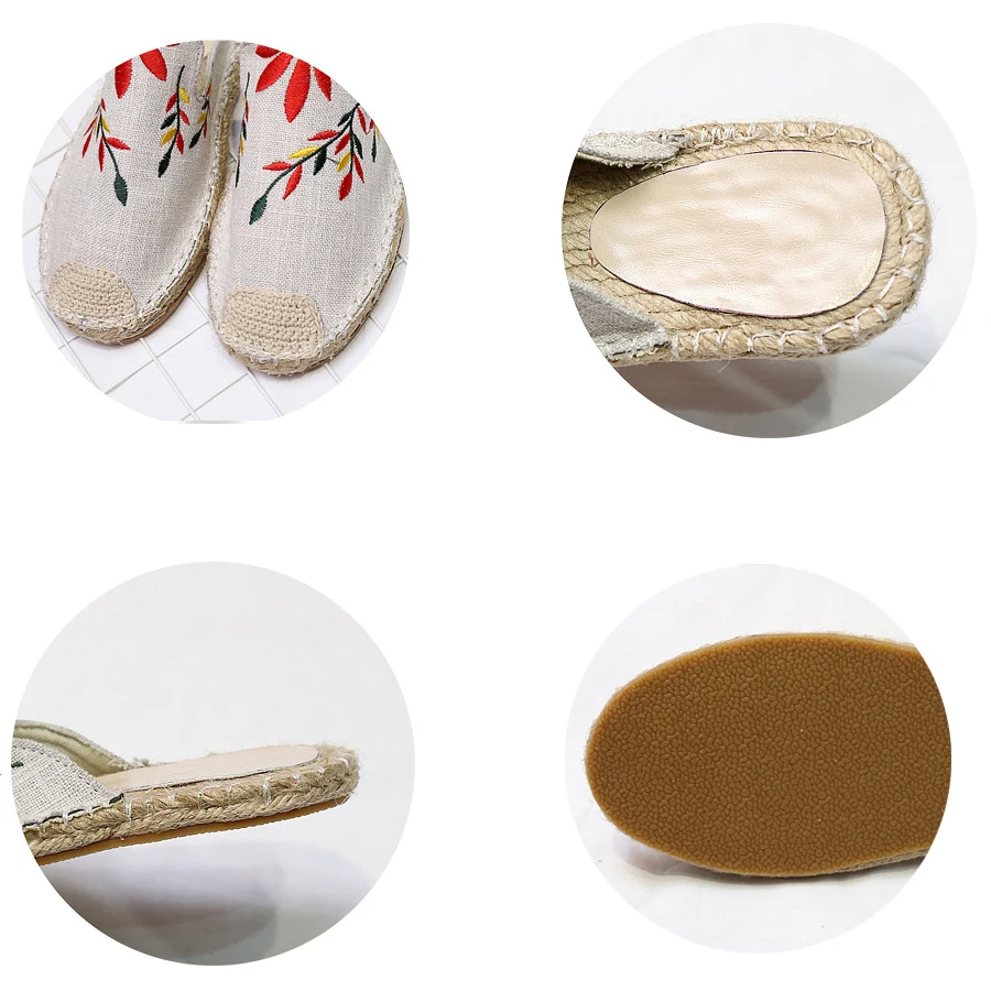 Linen Home Slippers(5)