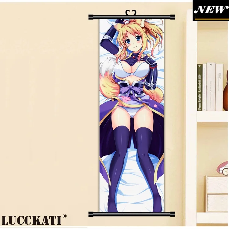 45X135 см собачьи дни Хината Сора yukikaze cameltoe loli арт мультфильм аниме Настенная