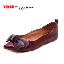 Новинка года; Весенняя модная обувь; женская обувь на плоской подошве; элегантные женские брендовые тонкие туфли с острым носком и бантом; женская обувь на плоской подошве; ZH2486