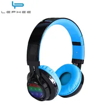 Promo offer LEPHEE Wireless Headphone Bluetooth Headset AB005 3.5MM Super Bass Sound Luminous LED Light Foldable Headphones+Mic for iPhone 7