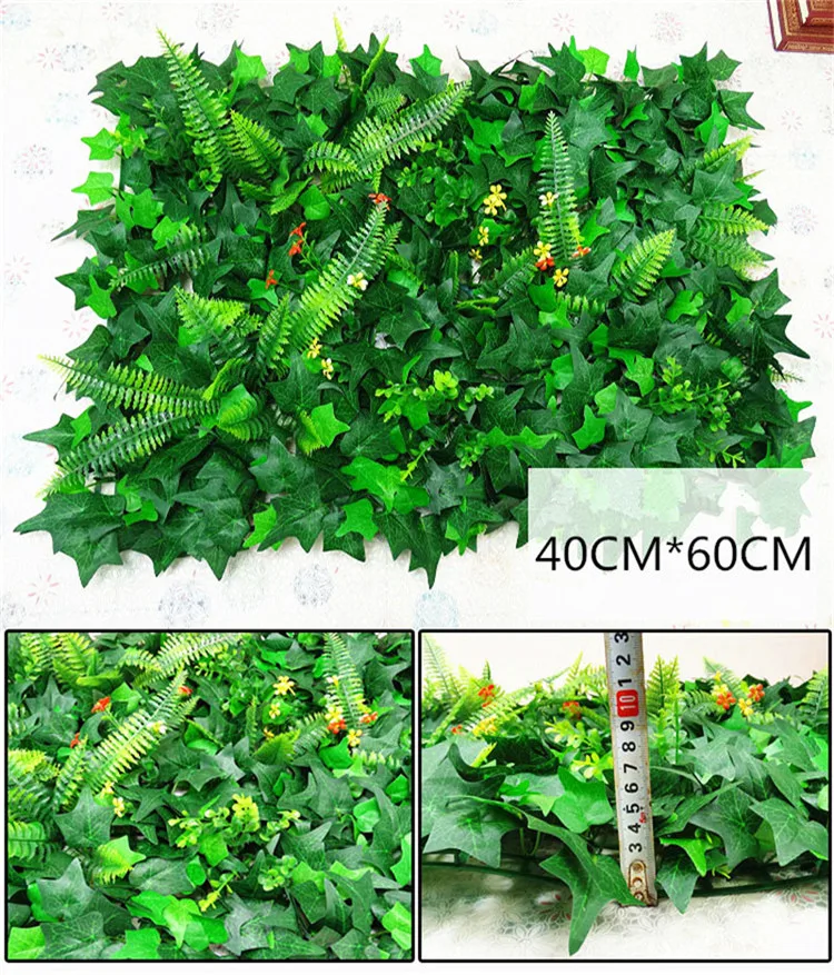 40*60 искусственные зеленые горшечные растения фоновая стена для дома компания настенное украшение здания декоративный материал 5 шт./лот - Цвет: U