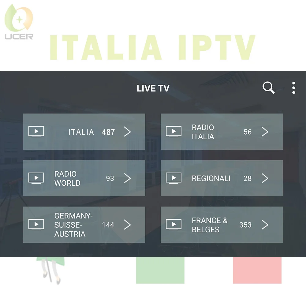 it iptv subscription for IT FR ES DE US CA UK AL abbonamento iptv m3u code 4000+ live vod channels list support android tv box