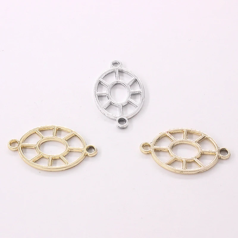 25mm*15mm Charms Connectors For Jewelry Making 2 Colour diy Fashion ...