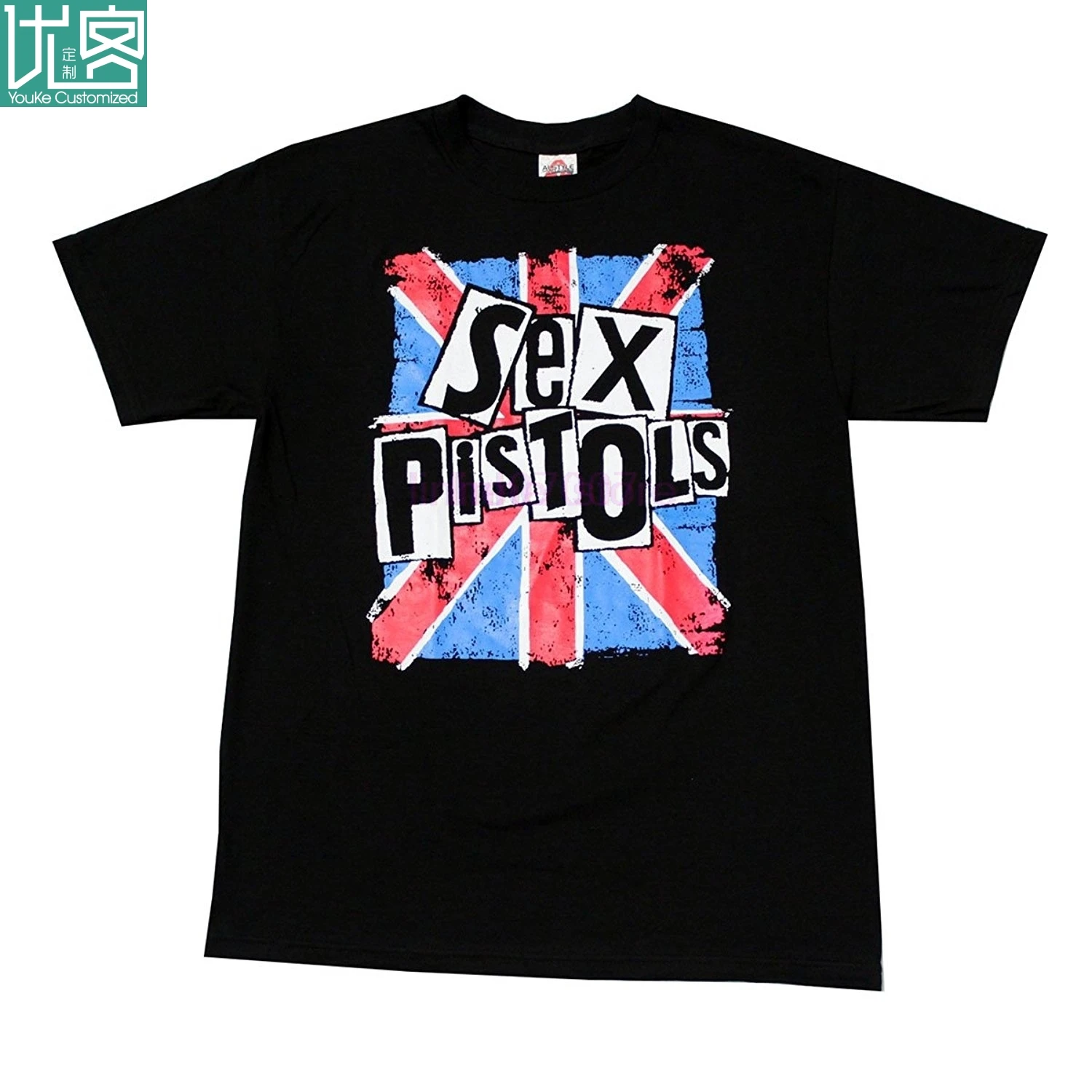 Новая мужская черная футболка с принтом Sex Pistols Anarchy In The U.K Rock Legend размер S-3XL 100%