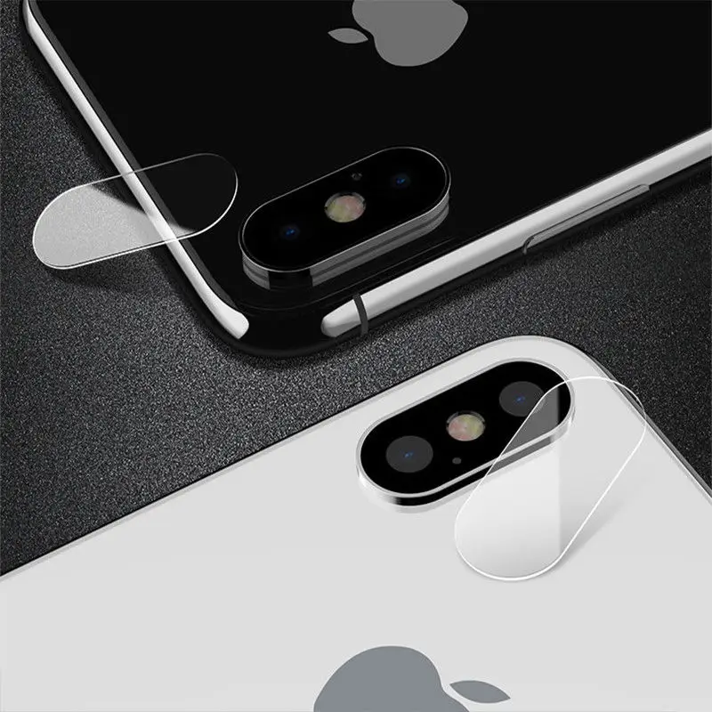 Для iphone X XR XS Max 6 S 7 8 Plus Камера телефон объектив Стекло Экран протектор Полный