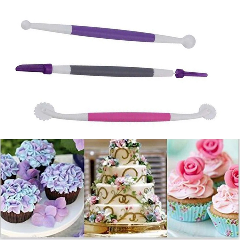 4Pcs DIY Baking Color Engraving Set Cakes Cup Cake Fondant ...