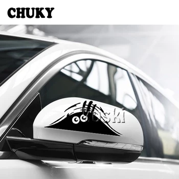 

CHUKY Car Stickers Funny Peeking Monster For Hyundai Creta Tucson BMW X5 E53 VW Golf 4 7 5 Tiguan Kia Rio Sportage Accessories