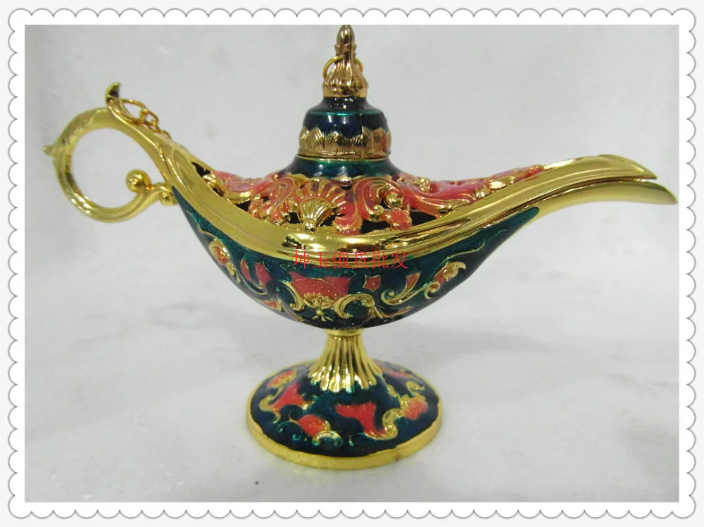 Statue decoration factory outlets Fairy Gift Decorative Handmade Blue lamp Festival auspicious wishes Phnom Penh tea Pot