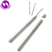 HARMONY 1 шт. алюминиевая ручка крюк иглы с 3 шт. иглы для установки микро кольца Бусины я кончик волос