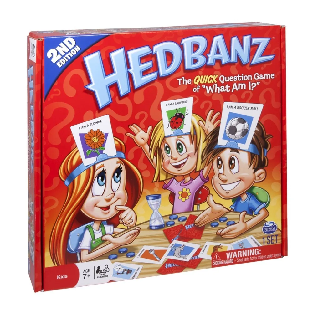 

74 cards HEDBANZ GAME What am I party game Travel game for kids adult Family Fun Kill time toy TV Show Guess who game