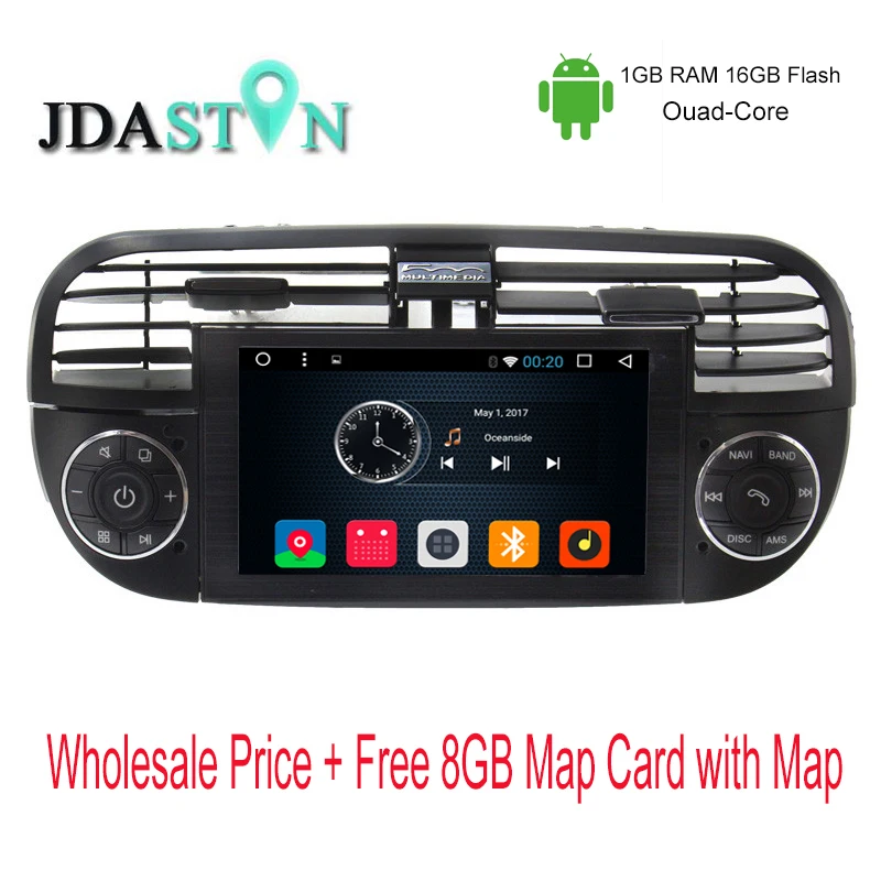 JDASTON 6 2 Inch 1 Din Android 6 0 font b Car b font font b