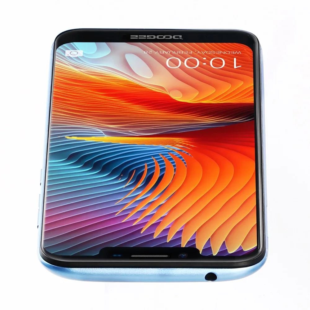 DOOGEE BL5500 Lite Android 8,1 мобильный телефон 5500mAh 6,1" 19:9 u-образный экран MTK6739W 4G смартфон 2 ГБ+ 16 Гб 13 МП отпечаток пальца