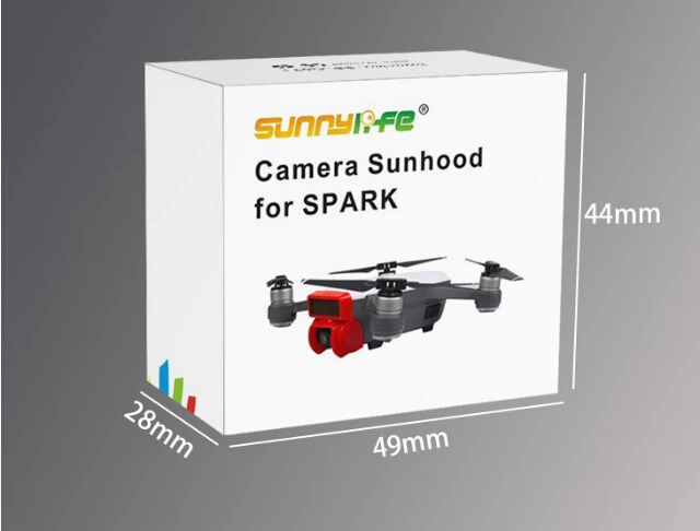 Camera Sunhood Accessory for Spark Quadcopter Gimbal Camera Lens Hood Protective Cap Drone UVA F21725/7