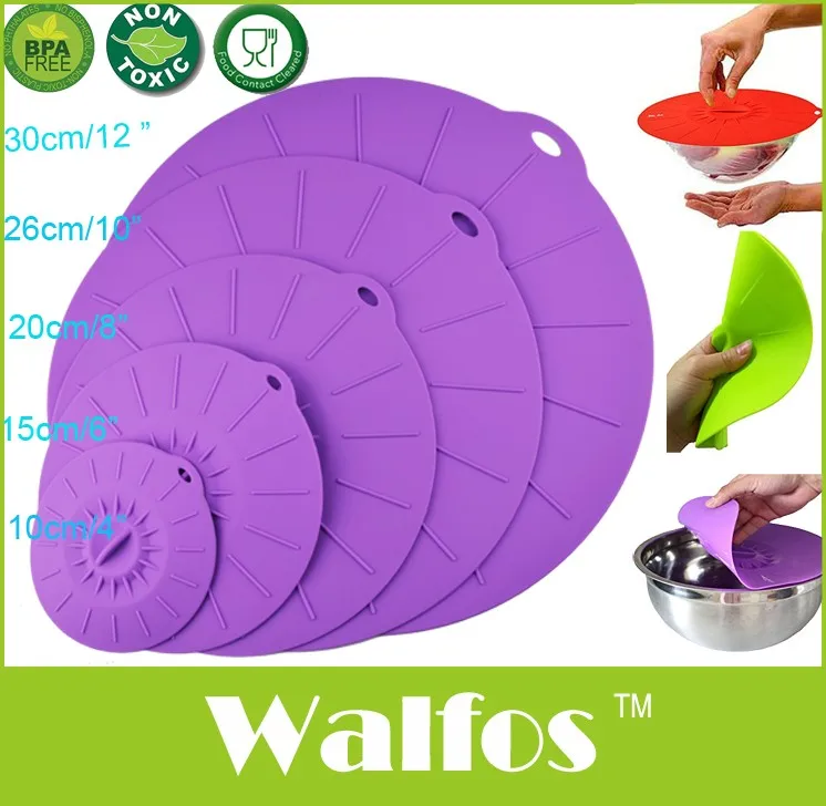 Silicone Suction Lids-17purple