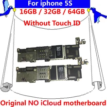 Хорошая рабочая материнская плата без Touch ID для iphone 5S 16g 32g 64g Бесплатный iCloud разблокированная материнская плата IOS оригинальная материнская плата