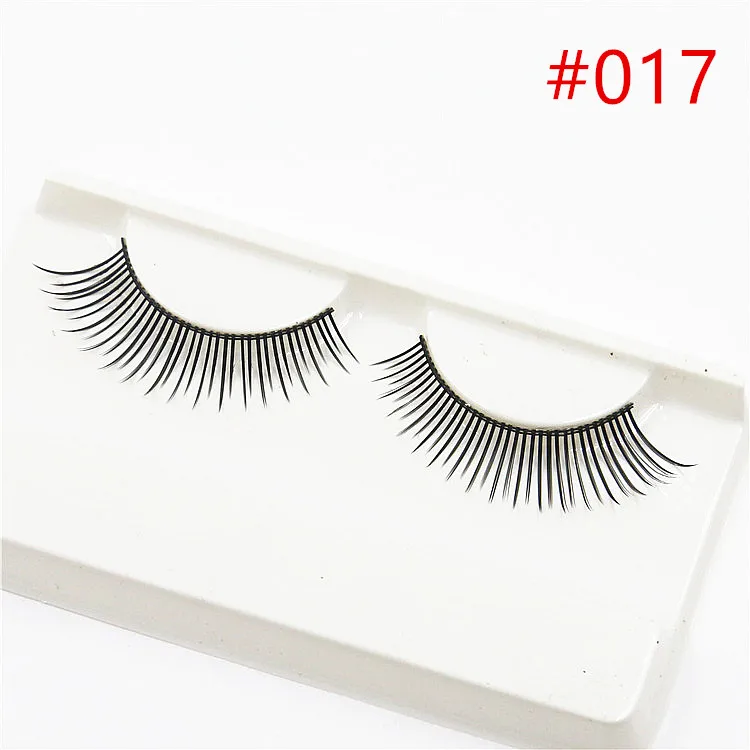 

1 Pair Sell 3D False Eyelashes Korea Natural Naked Makeup Long False Eyelash Handmake Eye Lashes Makeup Kit Gift #H017