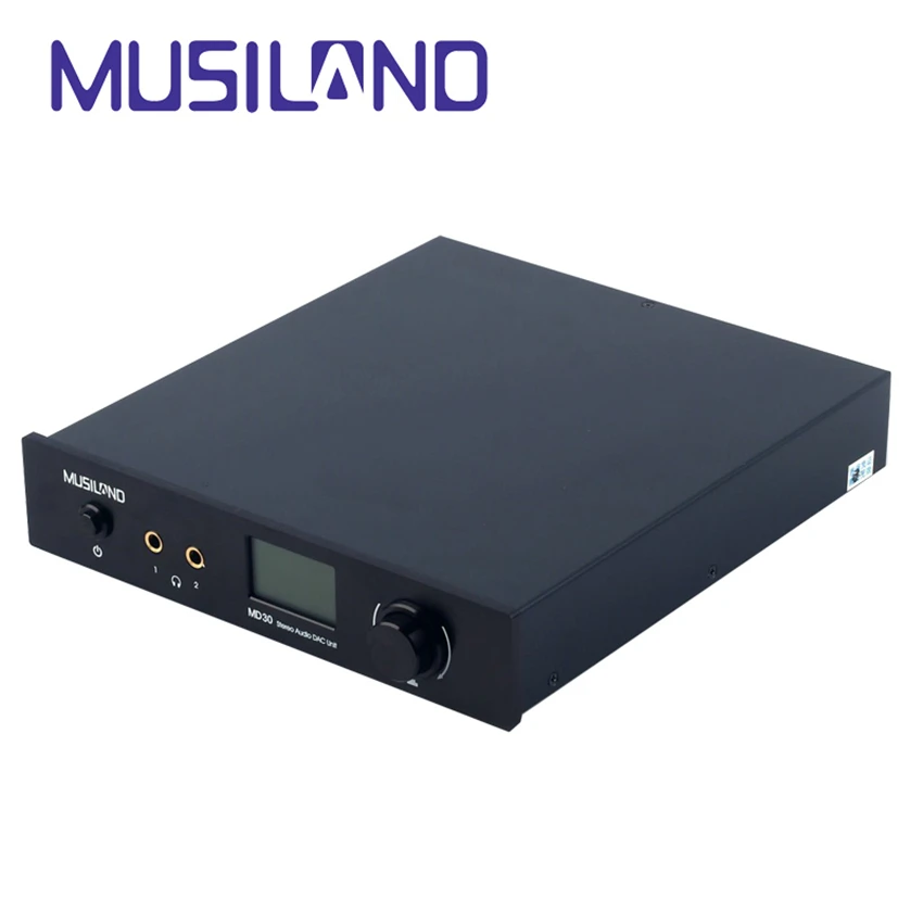 Musiland MD30 Audio Decoder HiFi Stereo DAC 32bit 192KHz Headphone amplifier amp Optical Fiber Coaxial USB RCA XLR AES MULINK