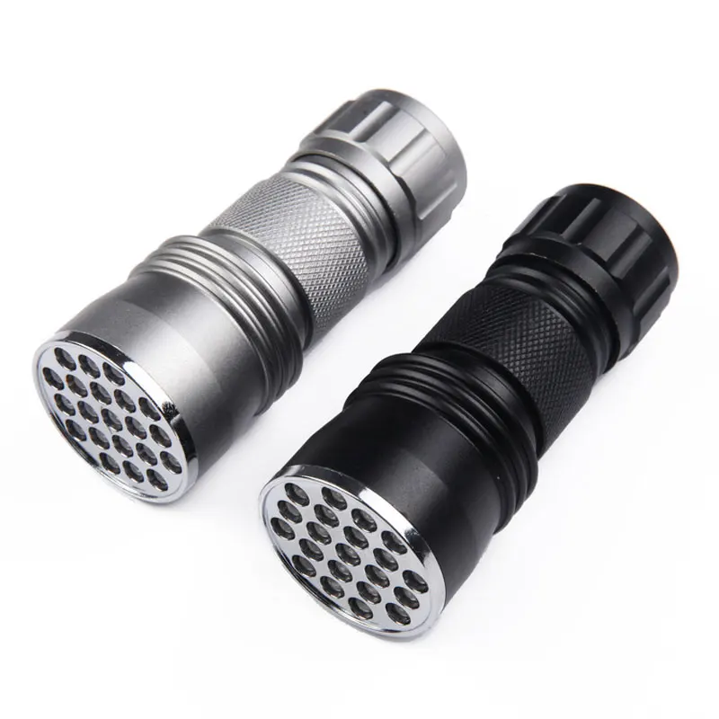 21LED العالمي الأشعة فوق البنفسجية الغراء علاج ضوء الشعلة ل يطير ربط يطير الصيد أدوات