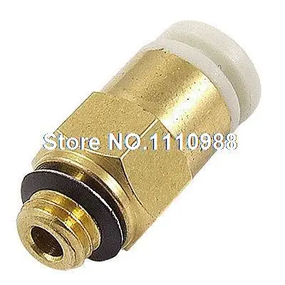 

4mm 5/32" Air Tubing Straight Quick Connector M5 x 3mm Male Threaded KJH04-M5
