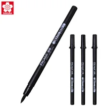 Каллиграфия и эскиз! Япония Сакура мягкая кисть PIGMA черные чернила тонкий/средний/жирный наконечник XFVK