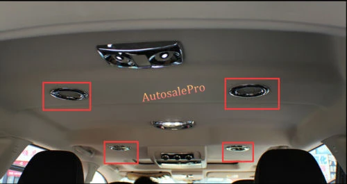 

Chrome Interior Roof Air vent outlet cover trim 4pcs for Dodge Journey / For Fiat Freemont 2012-2014