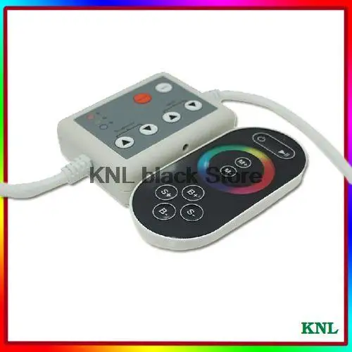 

RF remote RGB SYNC controller switch, n-mos drain 8 key touch remote controller multi function for strip light 5050/3528 DC